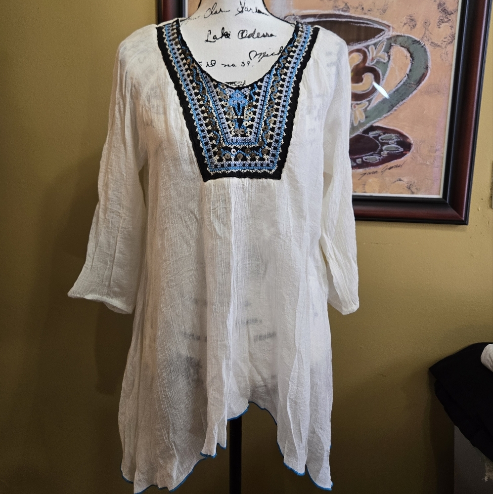 Wrangler Sheer Shirt With Native Colors